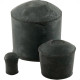 Ponteira Preta de Borracha Para Cadeira D 5/8 C/20 Ponteira Preta de Borracha Para Cadeira D 5/8 C/20