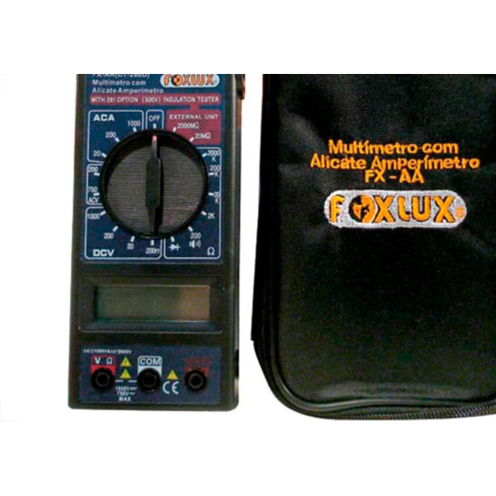 Multimetro Alicate Digital Foxlux-Fxaa Multimetro Alicate Digital Foxlux-Fxaa