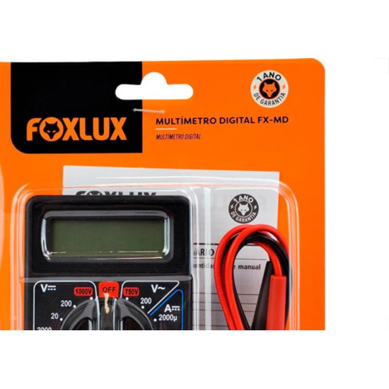 Multimetro Digital Foxlux (Fx-Md) Multimetro Digital Foxlux (Fx-Md)