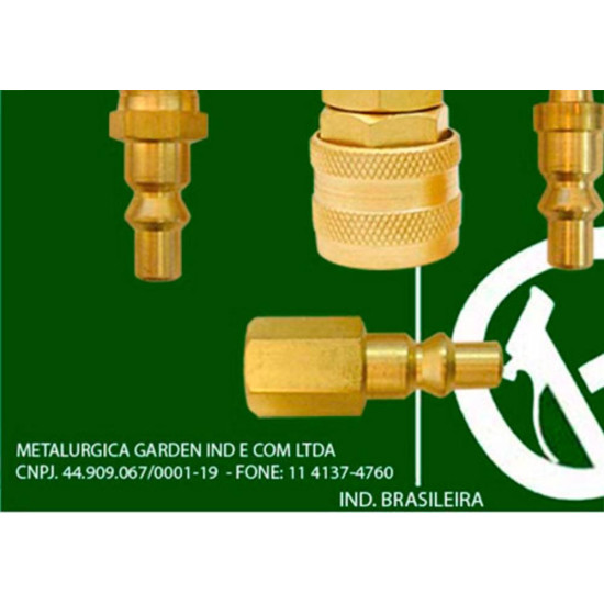Engate Rapido P/Ar 3Pinos Garden 1/4 F