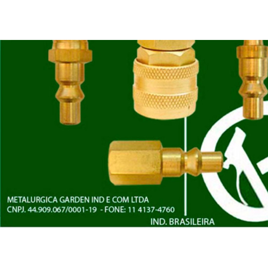 Engate Rapido P/Ar 3Pinos Garden 1/4 M