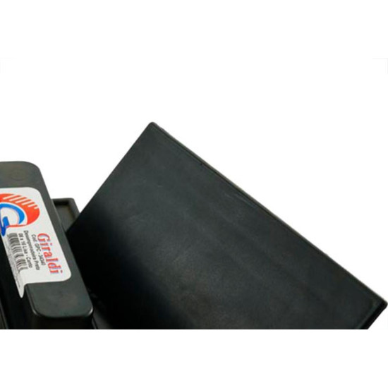 Desempenadeira Pvc Gir/Asb Lisa 18 Preta - Kit C/6 PC Desempenadeira Pvc Gir/Asb Lisa 18 Preta - Kit C/6 PC
