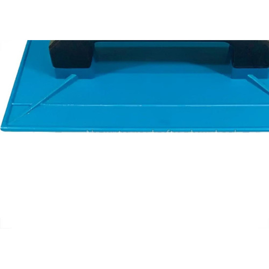 Desempenadeira Pvc Gir/Asb Lisa 16 Azul - Kit C/6 PC
