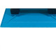 Desempenadeira Pvc Gir/Asb Lisa 16 Azul - Kit C/6 PC