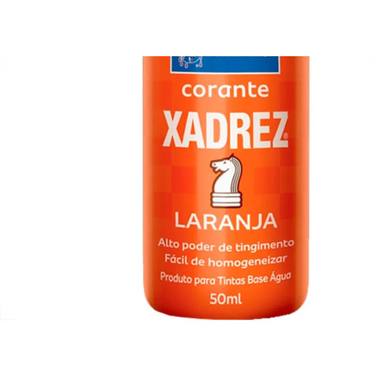 Corante Xadrez Laranja 50 Ml - Kit C/12 PC