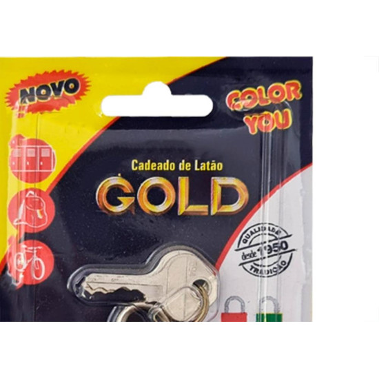 Cadeado Gold Color 20 Verde Cadeado Gold Color 20 Verde