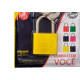 Cadeado Gold Color 30 Amarelo Cadeado Gold Color 30 Amarelo