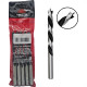 Broca Aco Carbono 3 Ponta Htom 08Mm - Kit C/5 PC Broca Aco Carbono 3 Ponta Htom 08Mm - Kit C/5 PC