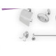 Kit Aces.P/Wc Hidrolar Inox 5Pc Kit Aces.P/Wc Hidrolar Inox 5Pc