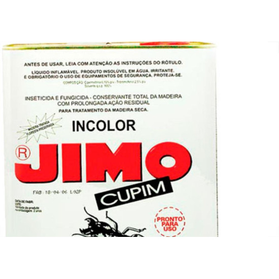 Veneno Repelente Cupim Jimo.Galao C/05Lt Veneno Repelente Cupim Jimo.Galao C/05Lt