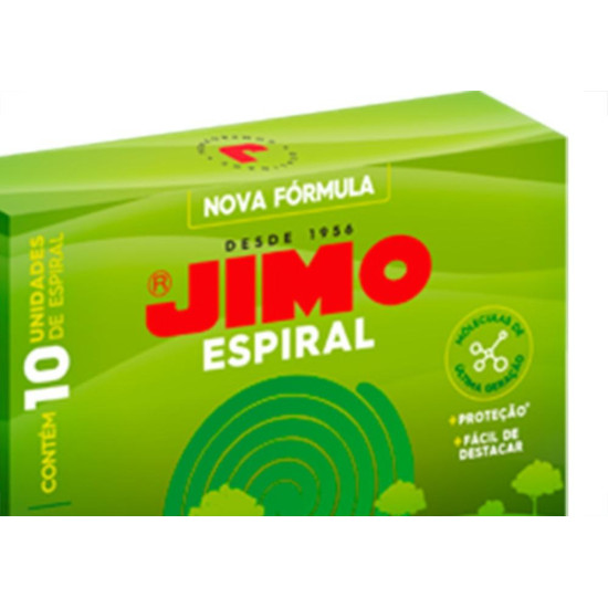 Repelente Insetos Espiral Jimo C/10 Repelente Insetos Espiral Jimo C/10