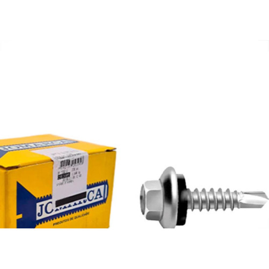 Parafuso Brocante Sextavado 14X 3/4 T1434 - Kit C/2 Centos
