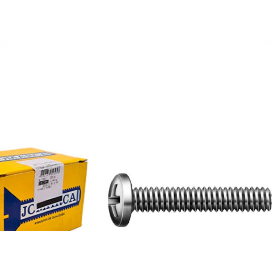 Parafuso Maquina Jmc Pan Phillips W 1/4 X 3/8 - Kit C/5 Centos