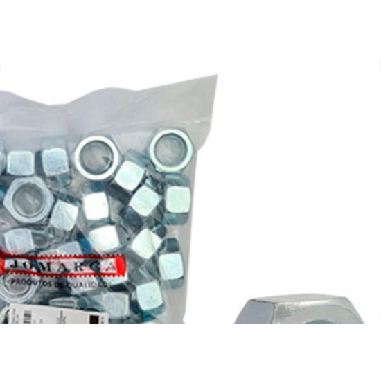 Porca Torneada Jmc 3 Mm - Kit C/5 CE Porca Torneada Jmc 3 Mm - Kit C/5 CE