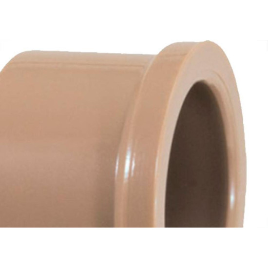 Caps Soldavel PVC Liso Liso Krona 25Mm - Kit C/50 PC