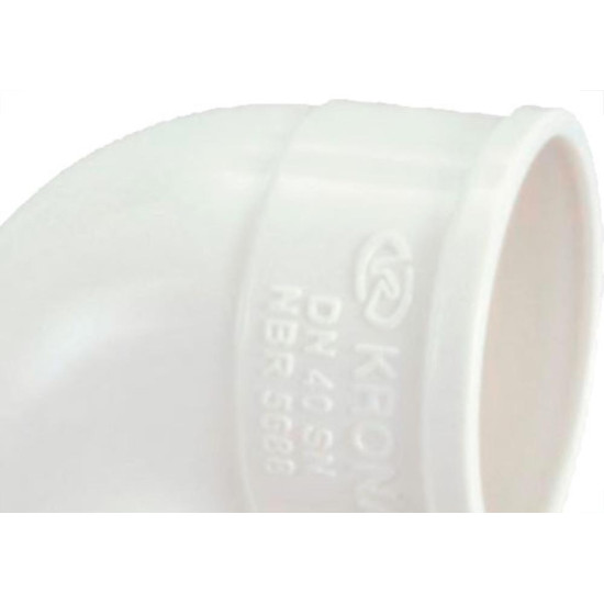Cotovelo Esgoto Krona. 50 X 90 - Kit C/25 PC