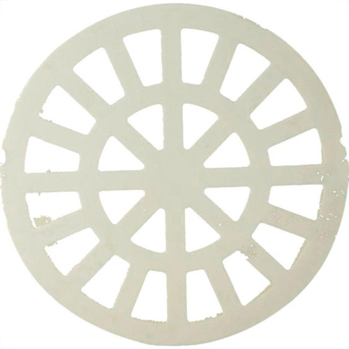 Grelha Plast.Red.Branca 100 Krona - Kit C/12 PC