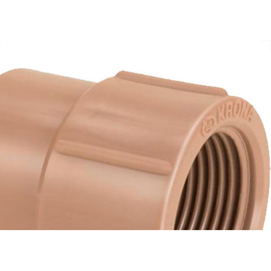 Luva.Sold/Rosca Lr Krona 25Mm X 3/4 - Kit C/50 PC