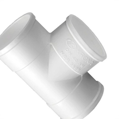 Tee De Esgoto Krona 40 X 40 - Kit C/25 PC