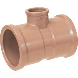 Tee Soldavel Red Krona 50Mm X 25Mm - Kit C/10 PC