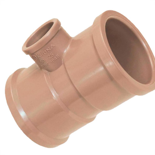 Tee Soldavel Red Krona 50Mm X 25Mm - Kit C/10 PC