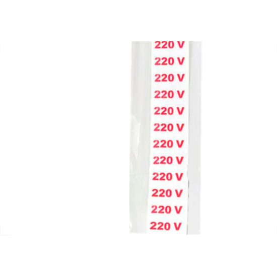 Placa Sinalizacao 1,5X 4 - 220V C/16 - Kit C/5 CA