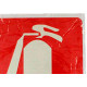 Placa Sinal.20X20 Lum.Extintor - Kit C/5 CA Placa Sinal.20X20 Lum.Extintor - Kit C/5 CA