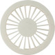 Grelha Plast.Redonda Bco 100 Luconi - Kit C/10 PC Grelha Plast.Redonda Bco 100 Luconi - Kit C/10 PC