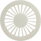 Grelha Plast.Redonda Bco 100 Luconi - Kit C/10 PC Grelha Plast.Redonda Bco 100 Luconi - Kit C/10 PC