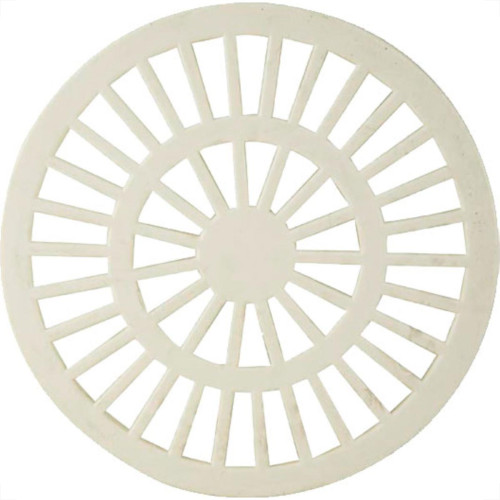 Grelha Plast.Redonda Bco 150 Luconi - Kit C/10 PC