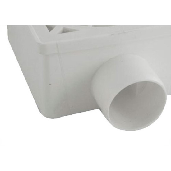 Ralo Sifonado Luconi Redondo Branco - Kit C/6 PC