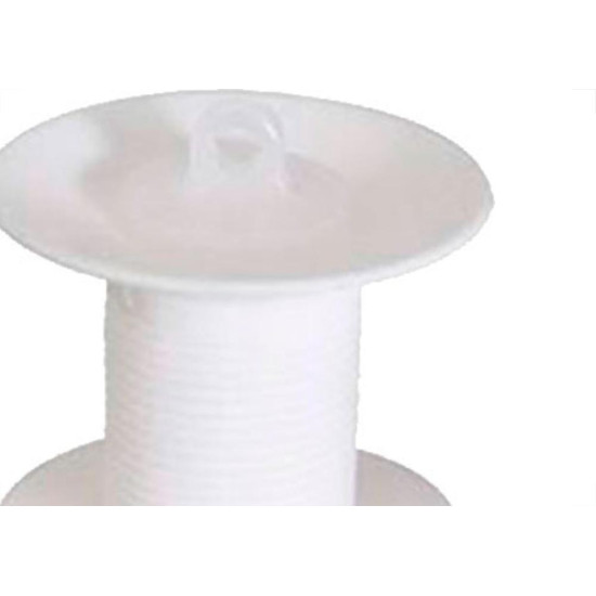 Valvula Plast.Lav.C/Lad. Luconi Cr