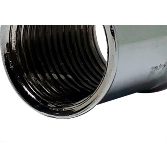 Luva Metal Cromada R/R 1/2 M.Rei Luva Metal Cromada R/R 1/2 M.Rei