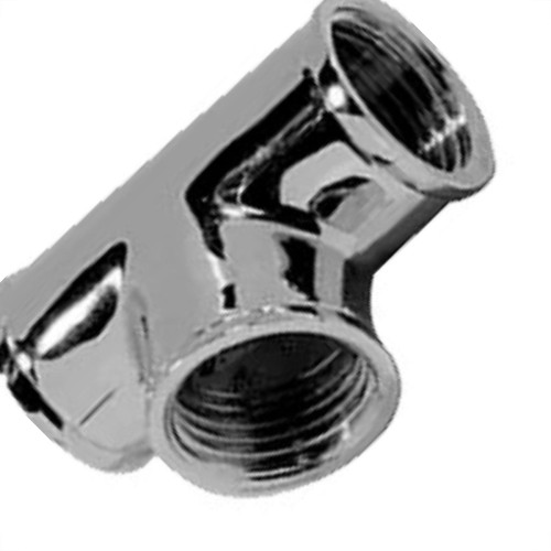 Tee Metal Cromado R/R 1/2 M.Rei Tee Metal Cromado R/R 1/2 M.Rei