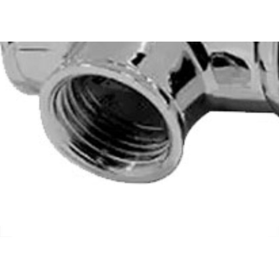Tee Metal Cromado R/R 1/2 M.Rei Tee Metal Cromado R/R 1/2 M.Rei