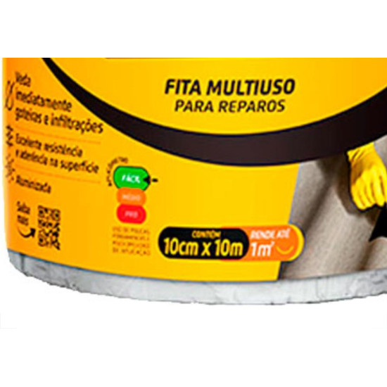 Vedacit Fita Multiuso 10Cmx10Mt Vedacit Fita Multiuso 10Cmx10Mt