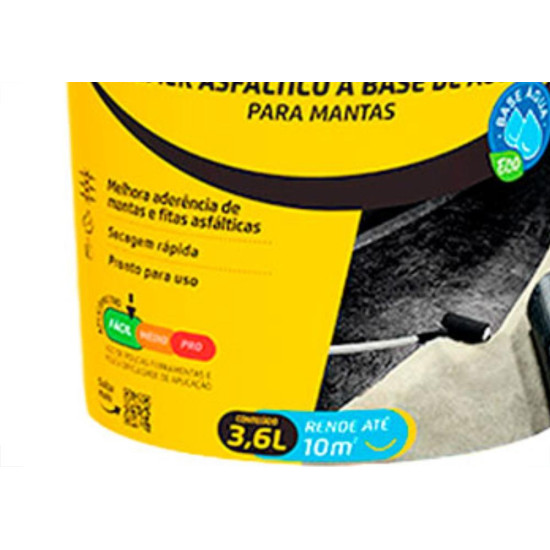 Vedacit Primer Asf Base Agua 3,6Lt