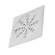 Grelha Aco Inox Overtime Qdr.10 C/F Grelha Aco Inox Overtime Qdr.10 C/F