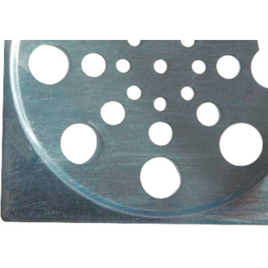 Grelha Aco Inox Overtime Qdr.15 C/F Grelha Aco Inox Overtime Qdr.15 C/F
