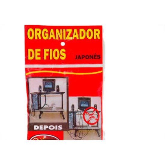 Organizador Fio Overtime 1Mt Branco Organizador Fio Overtime 1Mt Branco