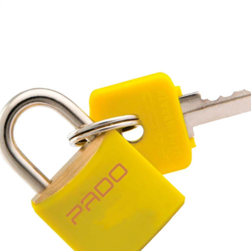 Cadeado Pado Color 25 Amarelo Cadeado Pado Color 25 Amarelo
