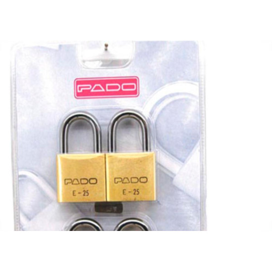 Cadeado Pado Mesmo Segredo-25Mm C/4 Cadeado Pado Mesmo Segredo-25Mm C/4