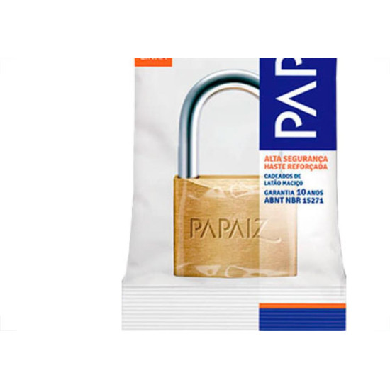 Cadeado Papaiz 30 - Kit C/10 PC Cadeado Papaiz 30 - Kit C/10 PC
