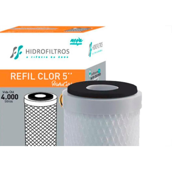 Vela Hidrof Carvao Ativ. 5'' 902-12 Vela Hidrof Carvao Ativ. 5'' 902-12