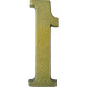 Numero Colonial Pexcel Bronze 1