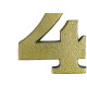 Numero Colonial Pexcel Bronze 4