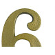 Numero Colonial Pexcel Bronze 6/9 Numero Colonial Pexcel Bronze 6/9