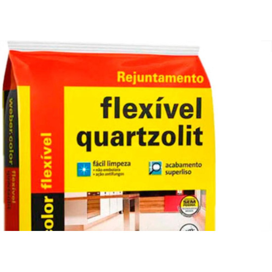 Rejunte Quartz Flex Palha 1Kg