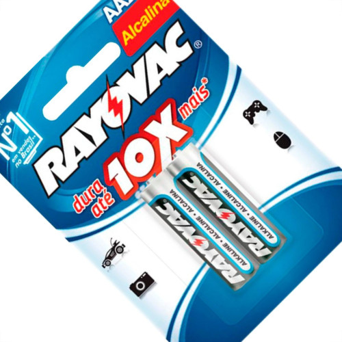Pilha Rayovac Alcalina Pq C/02 Pilha Rayovac Alcalina Pq C/02