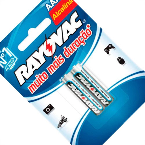 Pilha Rayovac Alc Palito C/02 Pilha Rayovac Alc Palito C/02